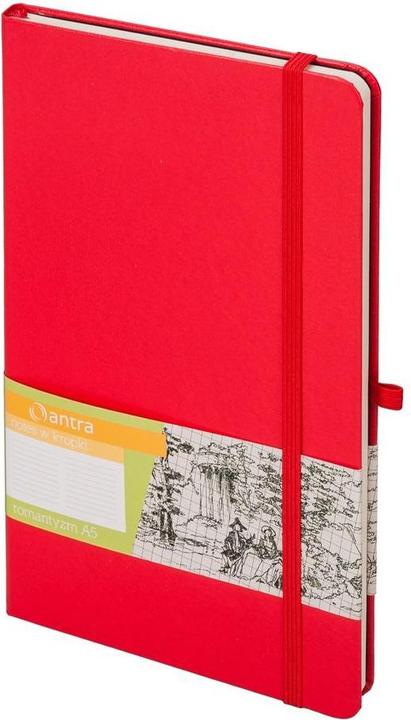 Actual product image Antrax Notebook A5 Dots Romanticism Raudon (A5, Dotted, Hardcover)