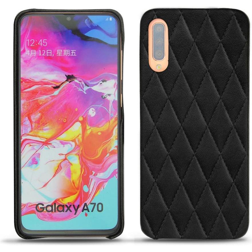 Thumbnail - Noreve Lederschutzhülle (Samsung Galaxy A70), Smartphone Hülle, Schwarz