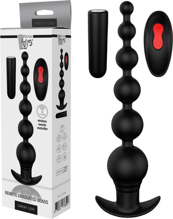 Actual product image Dream Toys Naughty Love Remote Graduation Beads
