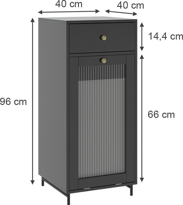 Actual product image Vicco Malte (40 x 40 x 96 cm)