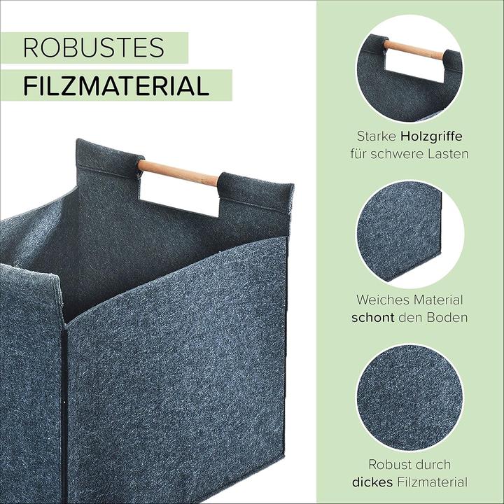 Image du produit Kobolo Panier à bois pour cheminée