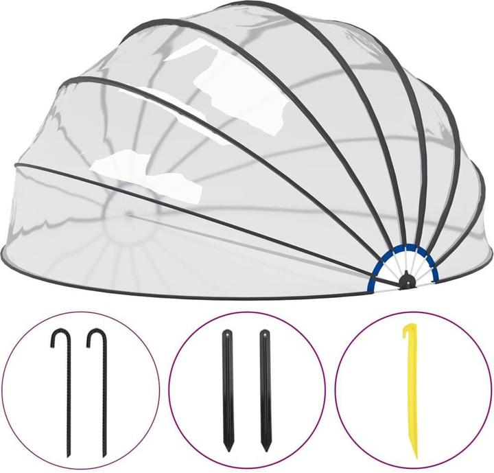 Actual product image vidaXL Poolüberdachung