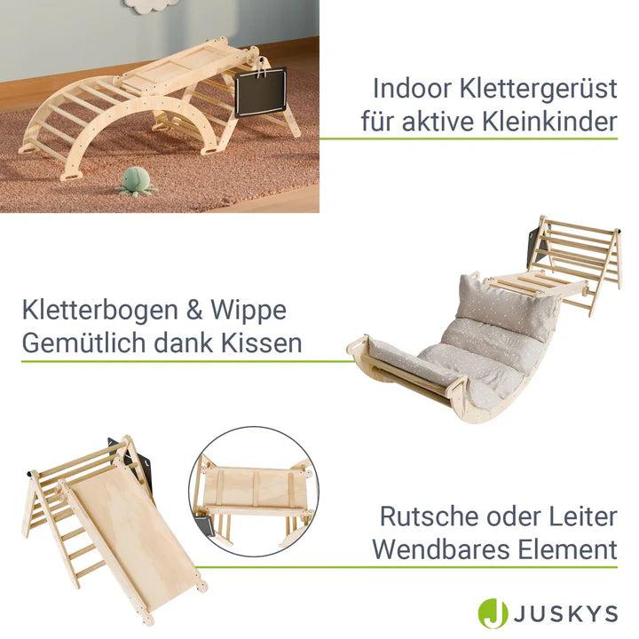 Produktbild Juskys Kletterdreieck Movario Indoor-Klettergerüst