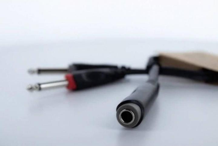 Cordial 14885 Klinke Audio Y-Adapter (1x Klinkenbuchse 6.3 mm (stereo) - 2x Klin