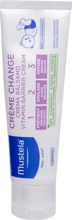 Actual product image Mustela Wound protection cream 1 > 2 > 3