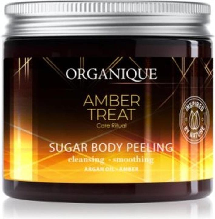 Actual product image Organique Amber Treat Exfoliating Sugar Scrub 200 Ml (200 ml)