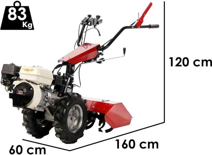 Actual product image Benassi MF226 Multi-function rotary cultivator Honda GP200 engine