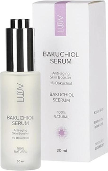 Actual product image Luuv Bakuchiol Serum 30ml - 100% Natural Anti-Aging Collagen Booster for All Skin Types (30 ml)
