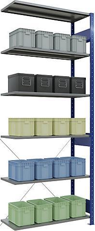 Actual product image eurokraft pro Boltless shelving, single row