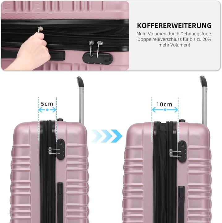 Produktbild Beibye Erweiterbarer Hartschalenkoffer (45 l)