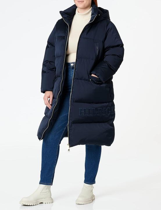 Image du produit Tommy Hilfiger Dons satiné capuchon maxi léger confortable