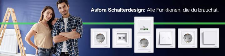 Actual product image Schneider Electric Changeover switch Asfora White (RAL 9003) EPH0470121D