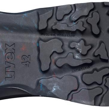 Productafbeelding Uvex 1 x-craft lage schoenen S1 PL 68083 zwart, groen wijdte 12 maat 48 (S1P, 48)