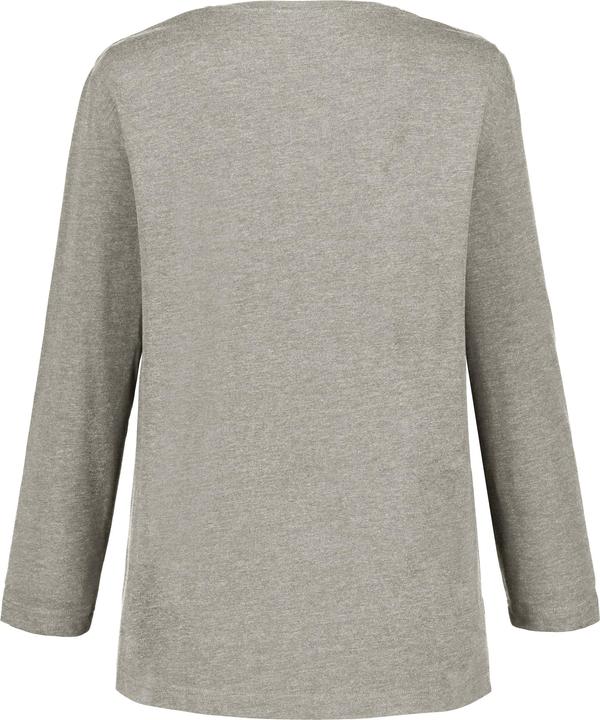 Produktbild Ulla Popken Shirt, V-Ausschnitt, Relaxed, Langarm (68)