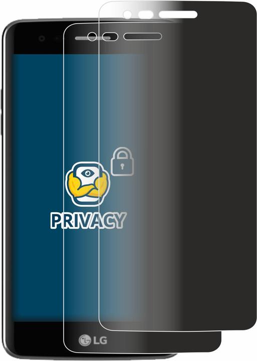 Actual product image BROTECT Anti-spy privacy film Blue light protection film (2 Piece, LG K8 2017)