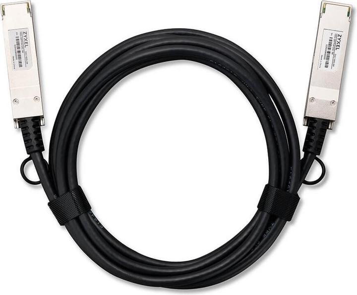 Actual product image Zyxel 100G QSFP28 DAC 3M Kabel