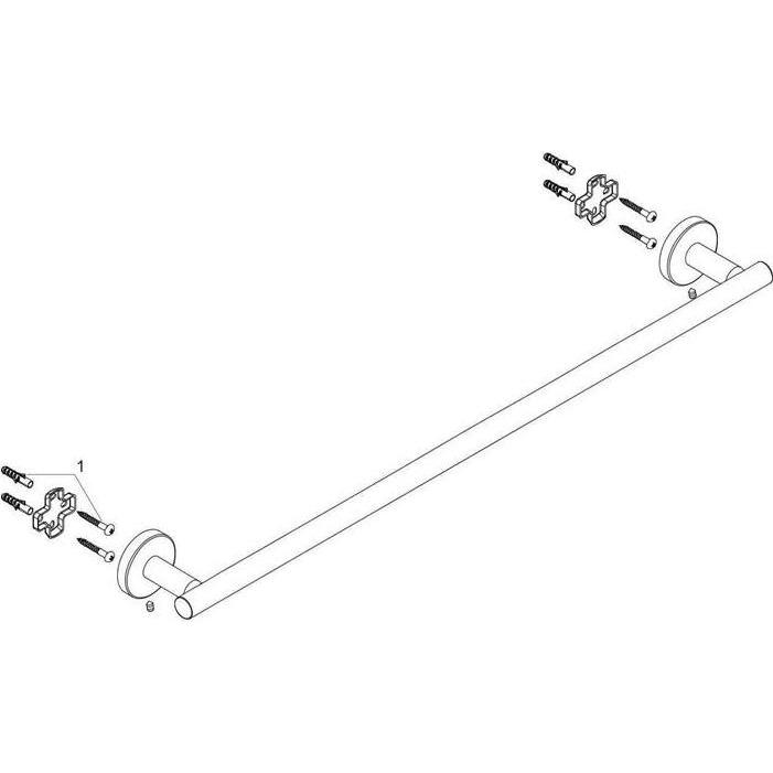 Thumbnail - hansgrohe, Handtuchhalter + Handtuchhaken, Logis