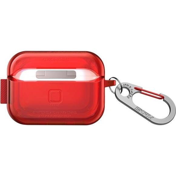 Skinarma case Saido AirPods Pro 2 red (Manicotto per cuffie), Borsa per cuffie + Copertura protettiva, Rosso