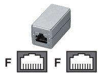 Produktbild equip Verbinder RJ45 1:1 B/B fuer Cat.6 Patchkabel vollgeschirmt Belegung 1:1 (Netzwerk Kupplung)