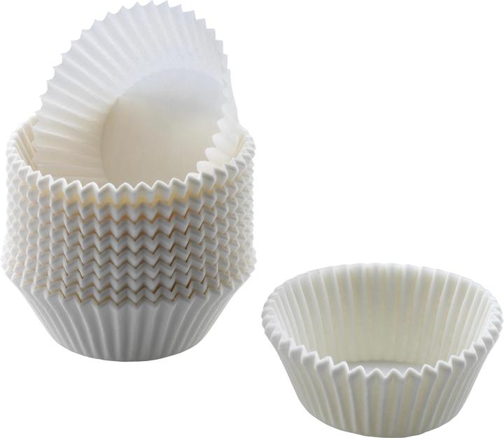 Produktbild Kaiser Creativ Muffin-Papierbackförmchen 200 Stück weiss 7cm fettdicht (7 cm)