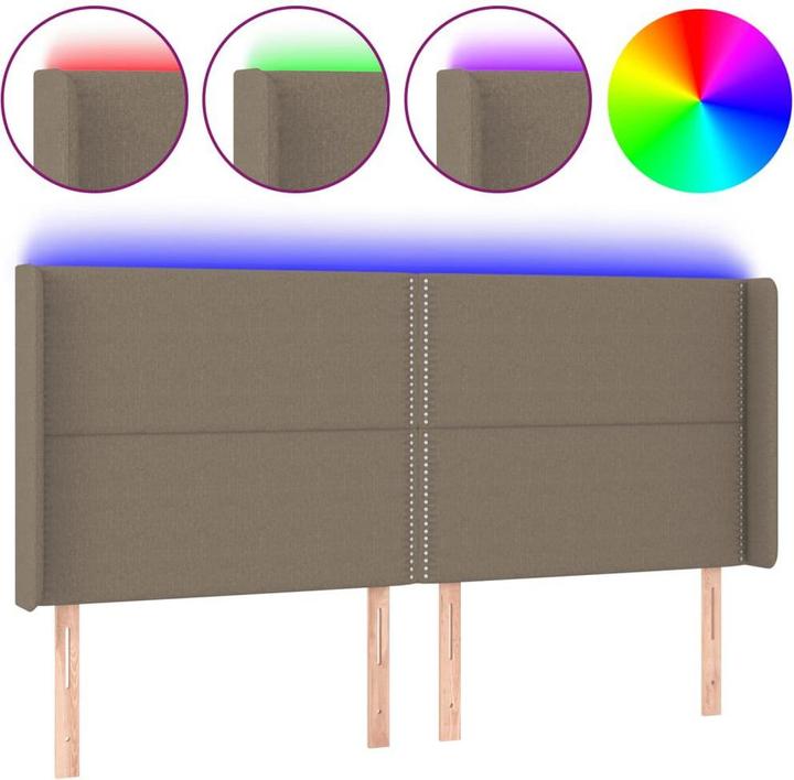 Produktbild vidaXL LED Kopfteil (203 x 16 x 128 cm)