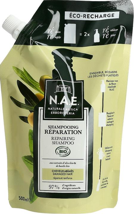 N.A.E. Shampoo & Treat Repairing Refill 500 ml (500 ml, Flüssiges Shampoo)