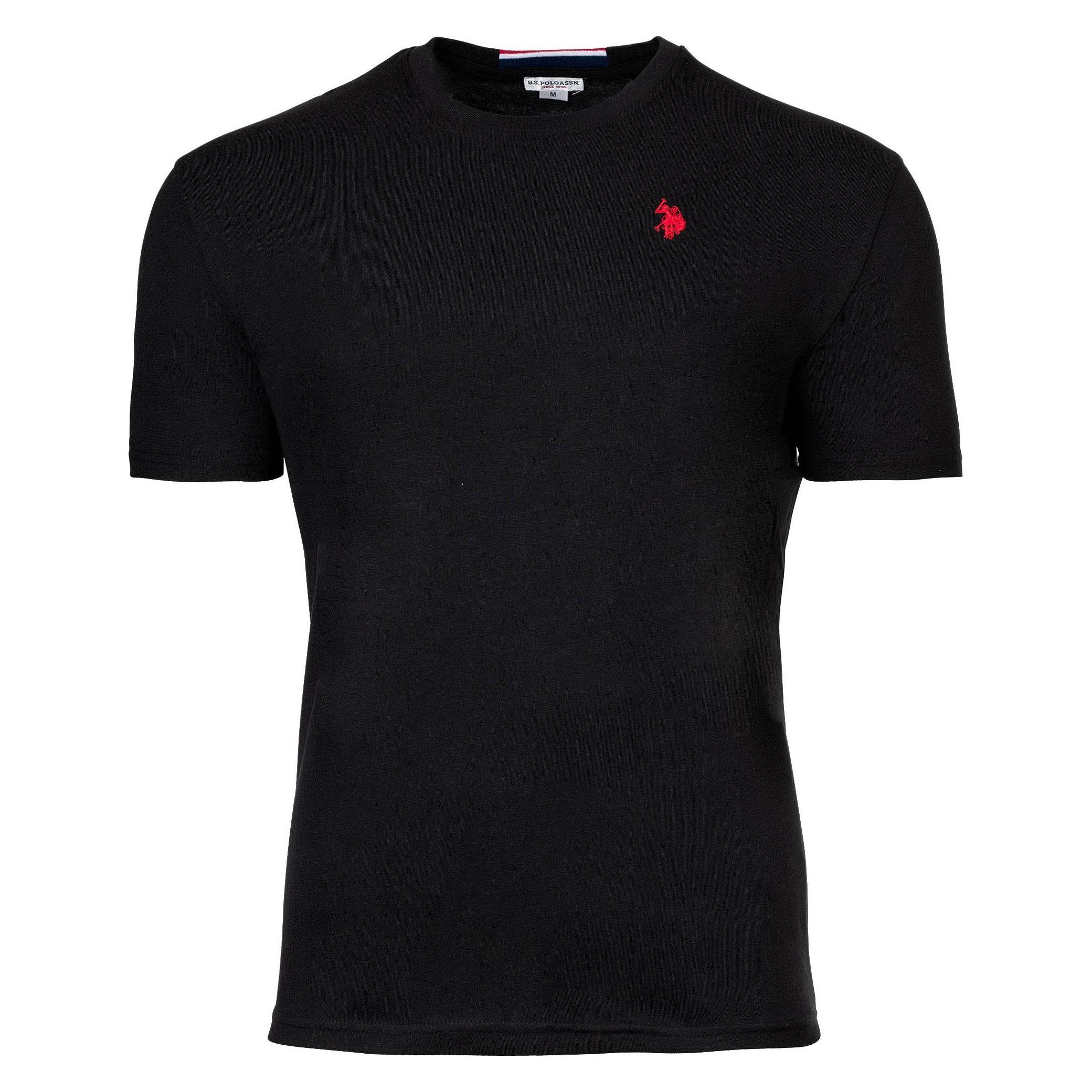 U.S. Polo, Herren, Shirts, Men 1Pack, Schwarz, (3XL)