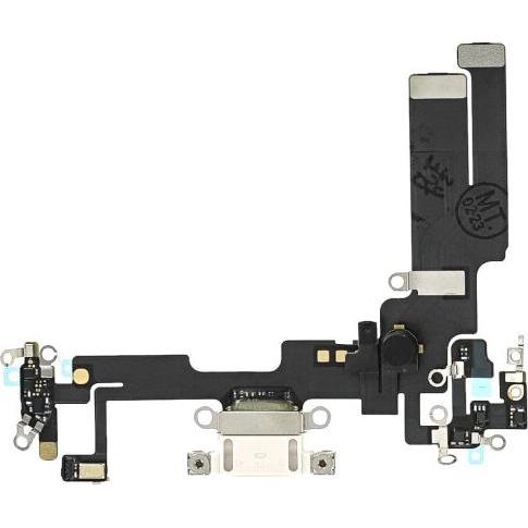 OEM Dock Lightning Flex for iPhone 14 starlight (iPhone 14), Mobilgerät Ersatzteile, Silber