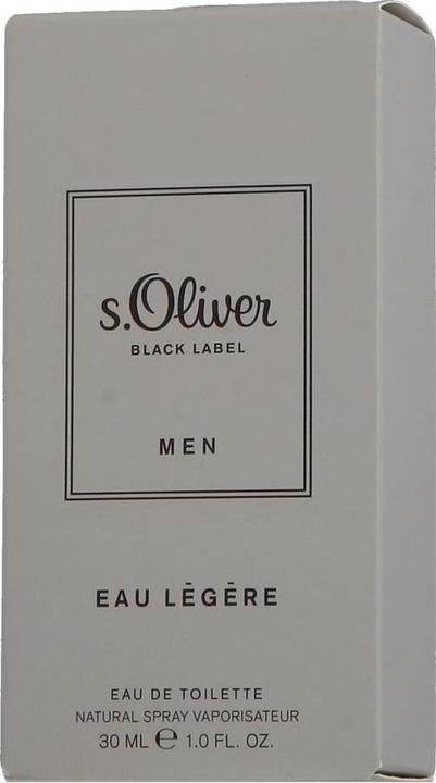 Produktbild S.Oliver Black Label Eau Légère Men Eau de Toilette (Eau de Toilette, 30 ml)