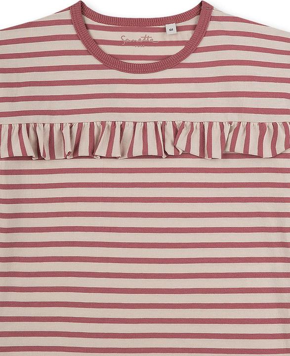Produktbild Sanetta Mädchen Shirt langarm Rosa Ringel (80)