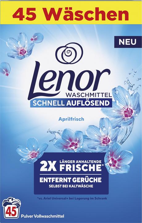 Immagine prodotto Lenor Aprilfrisch (45 Cicli di lavaggio, Detersivo in polvere)