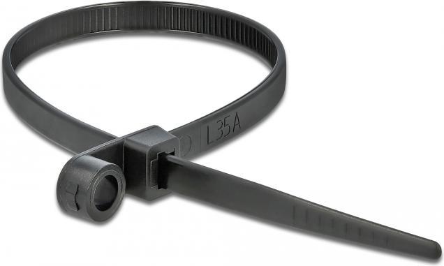 Produktbild Delock Cable Tie with Fastening Eyelet (200 mm, 10 Stk.)