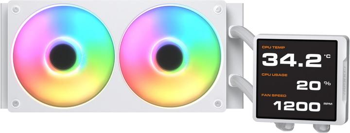 Immagine prodotto Cougar CPU Wasserkühlung Poseidon Vistek Pro 240,ARGB,Weiss