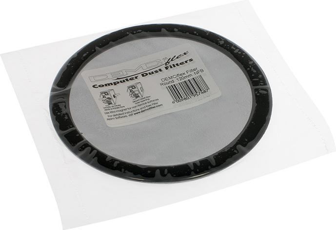 Produktbild DEMCiflex Round Dust Filter 92mm - black/black