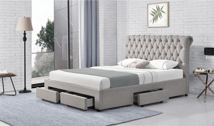 Actual product image HTI-Living Polsterbett mit Knopf-Steppung Claire 180x200 (180 x 200 cm)