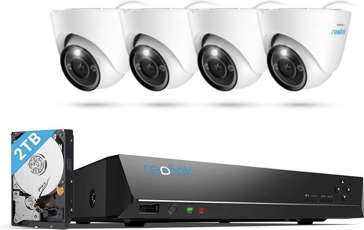 Image du produit Reolink NVS8- 12MD4 Système 8K avec 4 caméras (4512 x 2512 pixels)