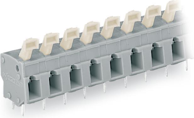 Produktbild Wago 257-512 Klemmenleiste fÃ¼r Leiterplatten 0,08-2,5 qmm grau
