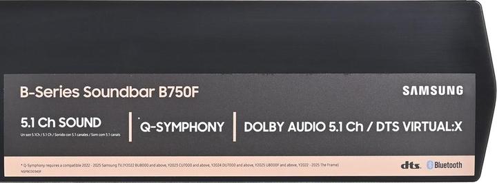Actual product image Samsung HW-B750F (400 W, 5.1 channels)