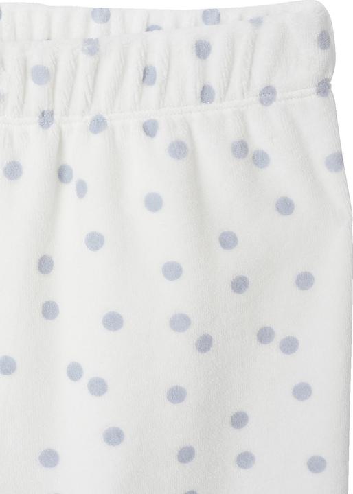 Actual product image Vertbaudet Samt-Schlafanzug mit Hasen-Applikation Mädchen, Recycling-Polyester (86)