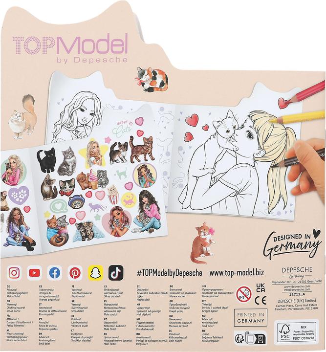 Produktbild Magni Malbuch TOPModel Kitty KITTY and DOGGY