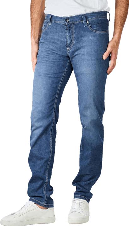 Image du produit Alberto Super Stretch Light Tencel Pipe Jeans Slim Fit Navy