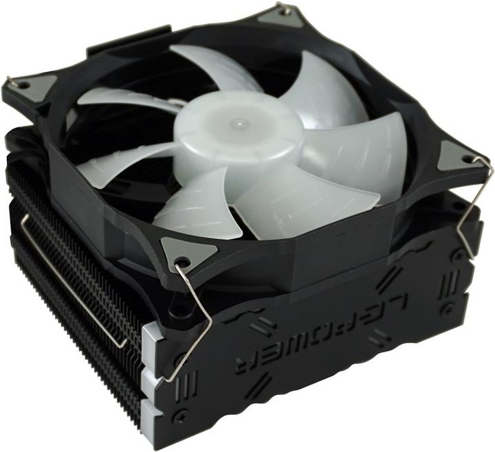 Actual product image LC-Power LC-CC-120-ARGB-PRO, 800-1800 rpm, 58 CFM, 4-pin PWM, RGB LED, DC (145 mm)