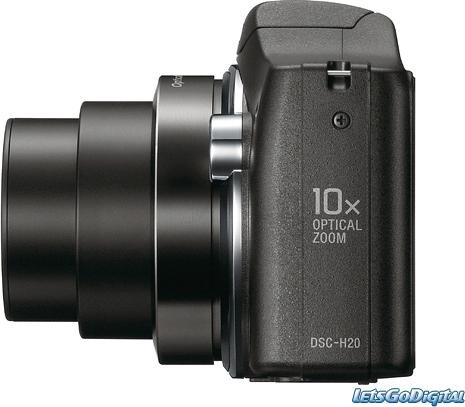 Productafbeelding Sony DSC-H20, 10MPixel, 10x optische zoom, HD-films, zwart (1/2,3'')
