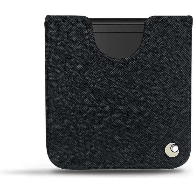 Noreve Lederschutzhülle (Samsung Galaxy Z Flip), Smartphone Hülle, Schwarz
