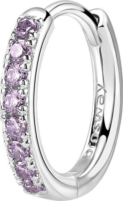 Immagine prodotto Brosway Eleganti orecchini singoli rotondi Fancy Magic Purple FMP86 (Argento)