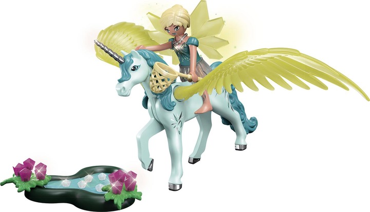 Produktbild Playmobil Crystal Fairy mit Einhorn (70809, Playmobil Ayuma)