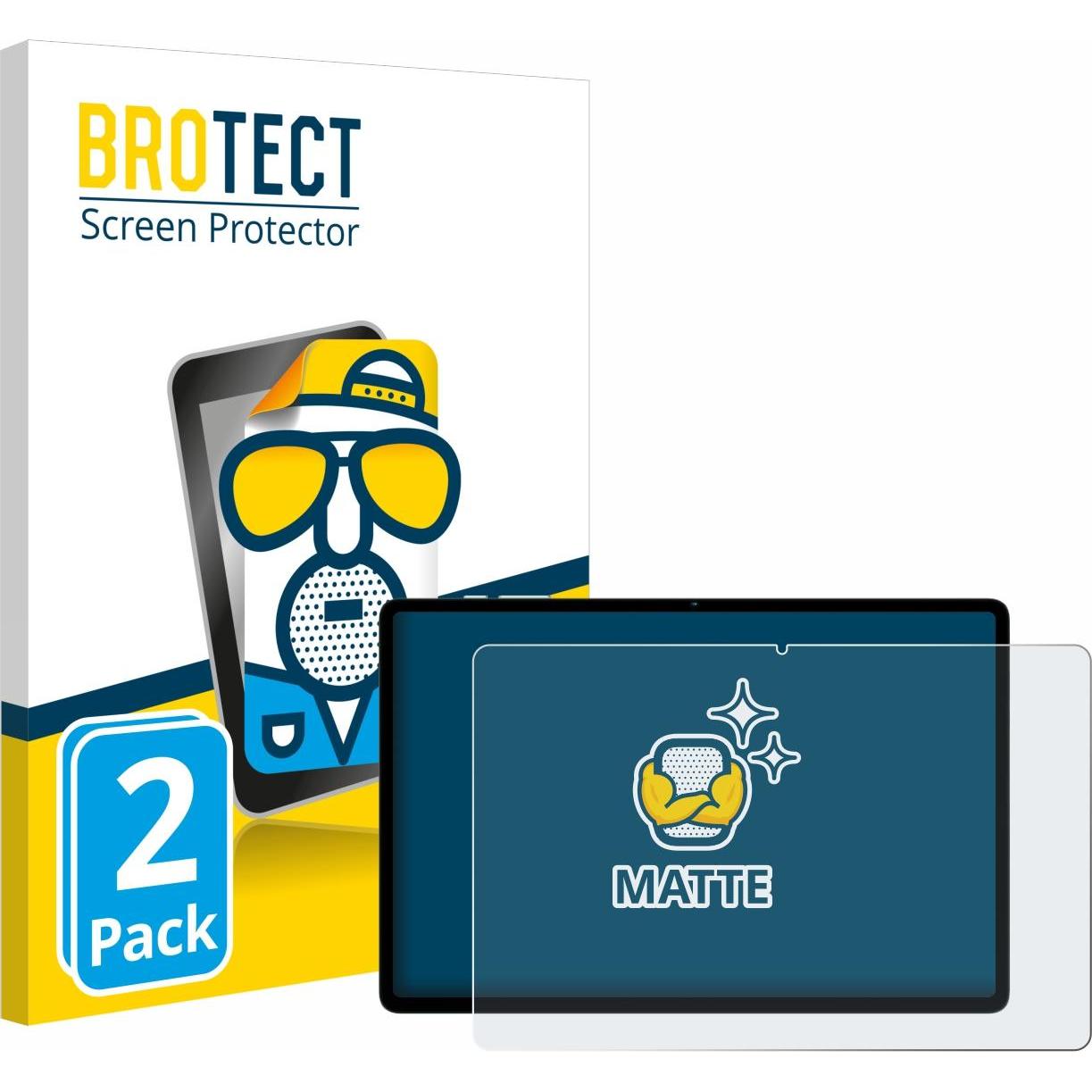 BROTECT Entspiegelungs-Schutzfolie Displayschutz Matt (2 Stück, M50), Tablet Schutzfolie