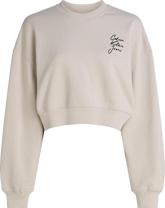 Actual product image Calvin Klein Script Institutional Crewneck (M)