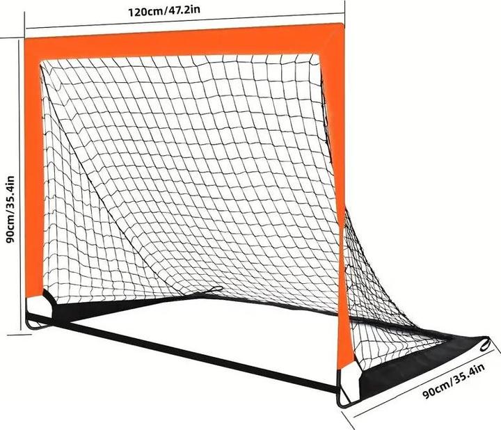 Produktbild Out of the blue 2 Stück Pop-up-Fussballtore 120 x 90 cm