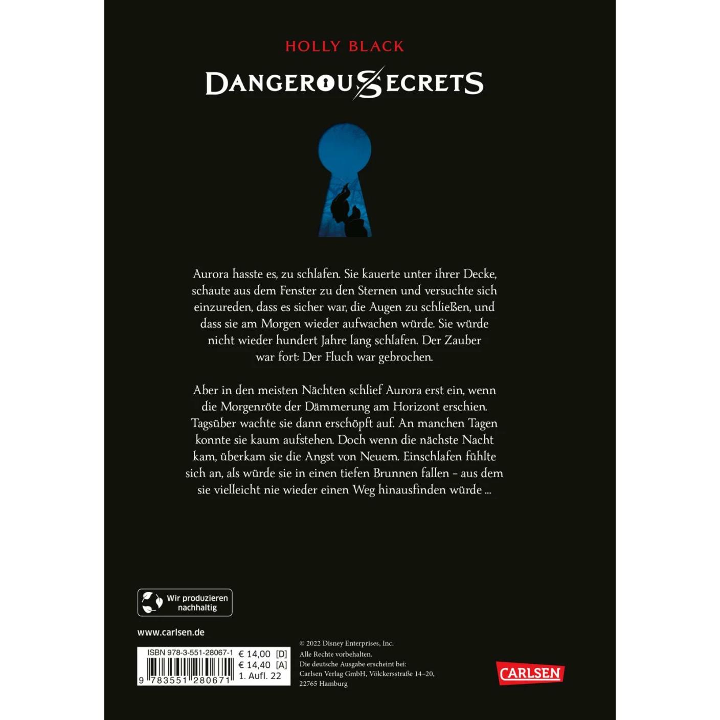 Thumbnail - Disney – Dangerous Secrets 3: Aurora und DER DUNKLE SCHLAF (Maleficent), Hörbücher von Walt Disney, Holly Black